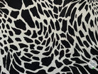 GAZAR DE SOIE IMPRIMÉ GIRAFE FOND BLANC - My Little Coupon - tissu - coudre