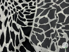 GAZAR DE SOIE IMPRIMÉ GIRAFE FOND BLANC - My Little Coupon - tissu - coudre