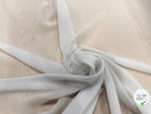 GEORGETTE DE SOIE CRAIE - My Little Coupon