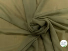 GEORGETTE DE SOIE OLIVE - My Little Coupon