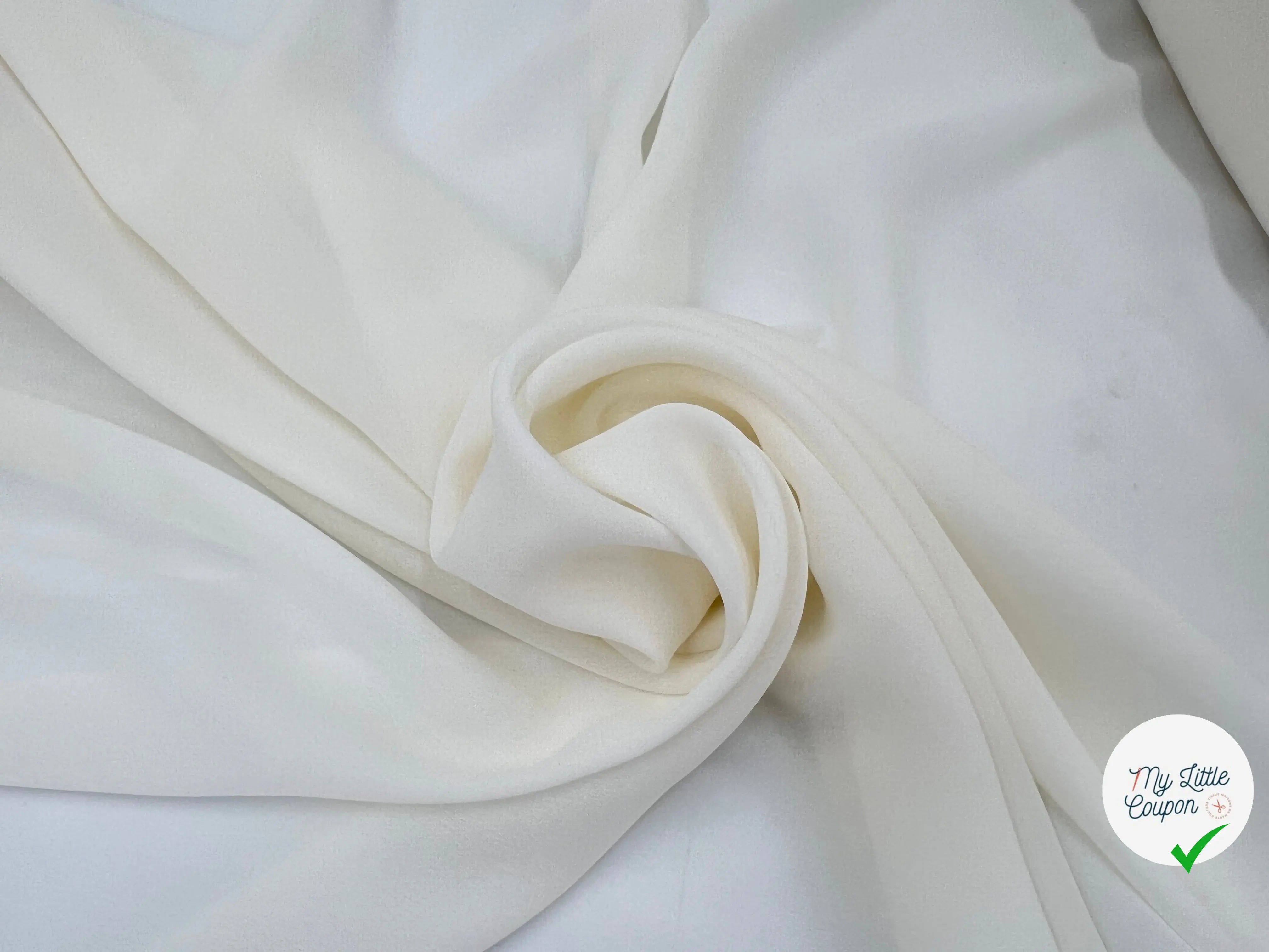GEORGETTE POLYESTER OFF WHITE MSO