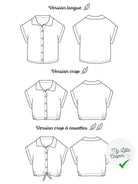 Gabian la chemisette | Du 3 au 12 ans | Marmaï Patterns - My Little Coupon - tissu - coudre