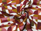 JACQUARD ABSTRACT ALLOVER PRUNE MADE IN FRACE - My Little Coupon