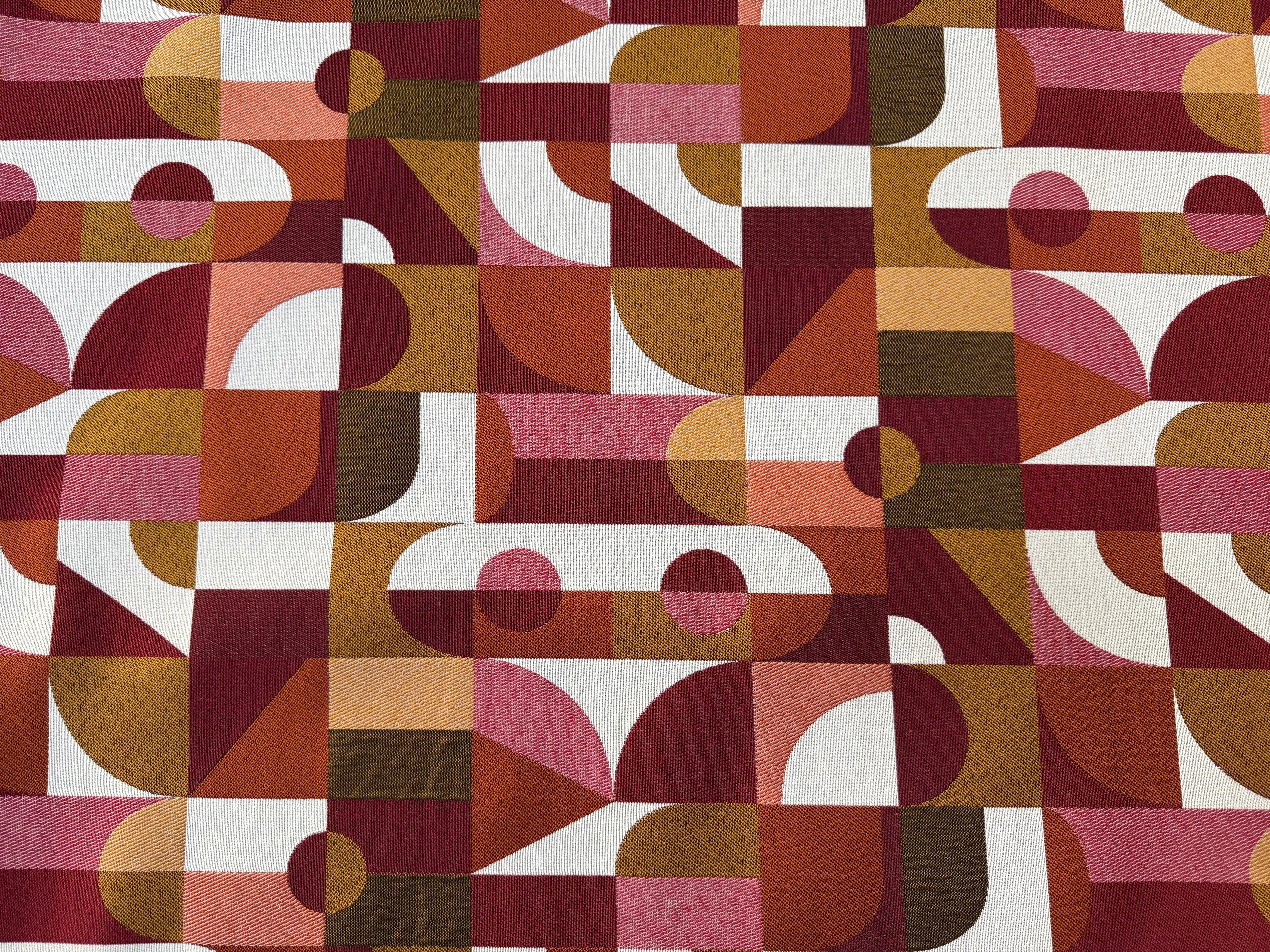 JACQUARD ABSTRACT ALLOVER PRUNE MADE IN FRACE - My Little Coupon