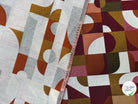JACQUARD ABSTRACT ALLOVER PRUNE MADE IN FRACE - My Little Coupon