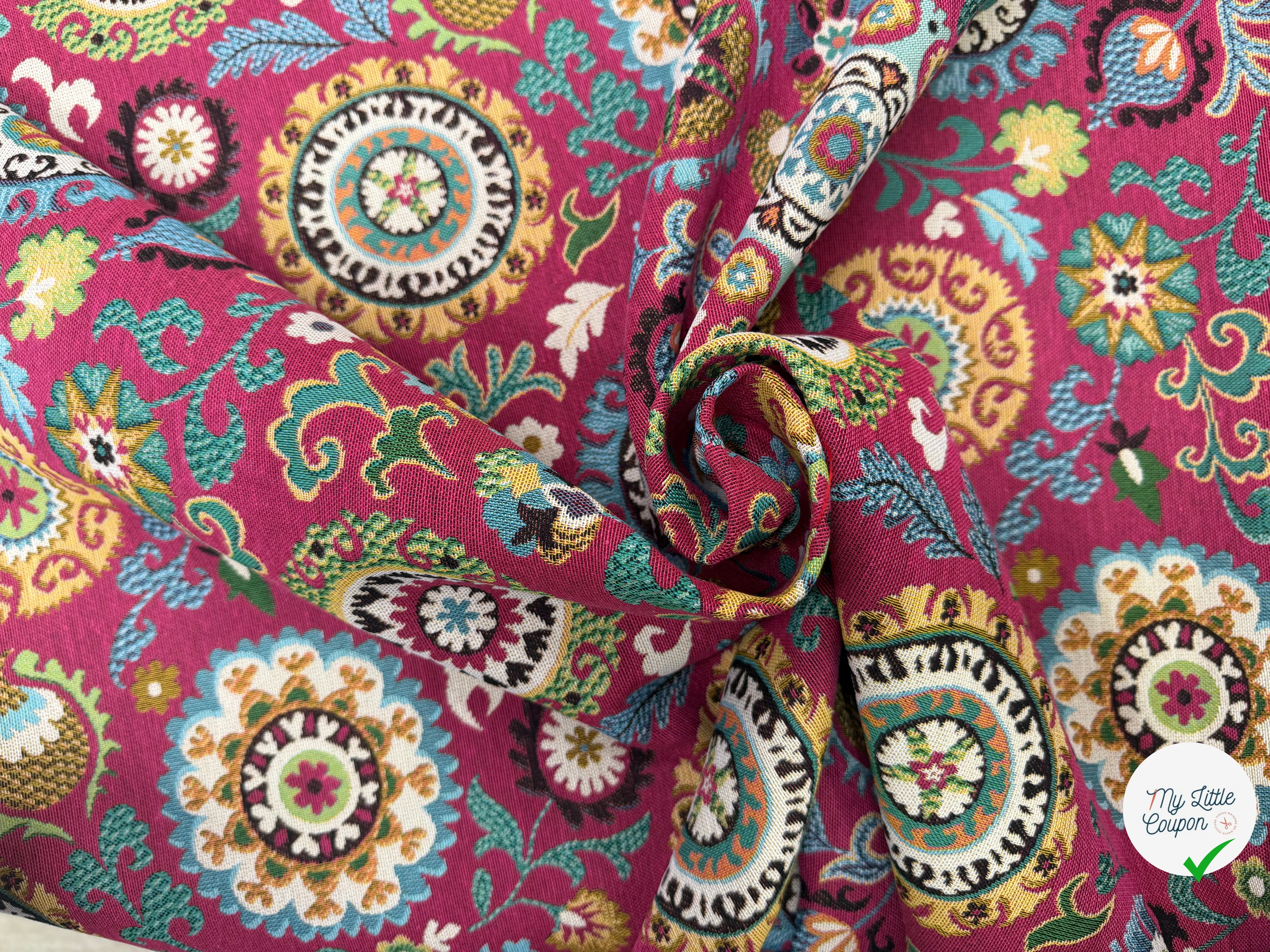 JACQUARD ANATOLIE ALLOVER ROSE 160 CM - My Little Coupon