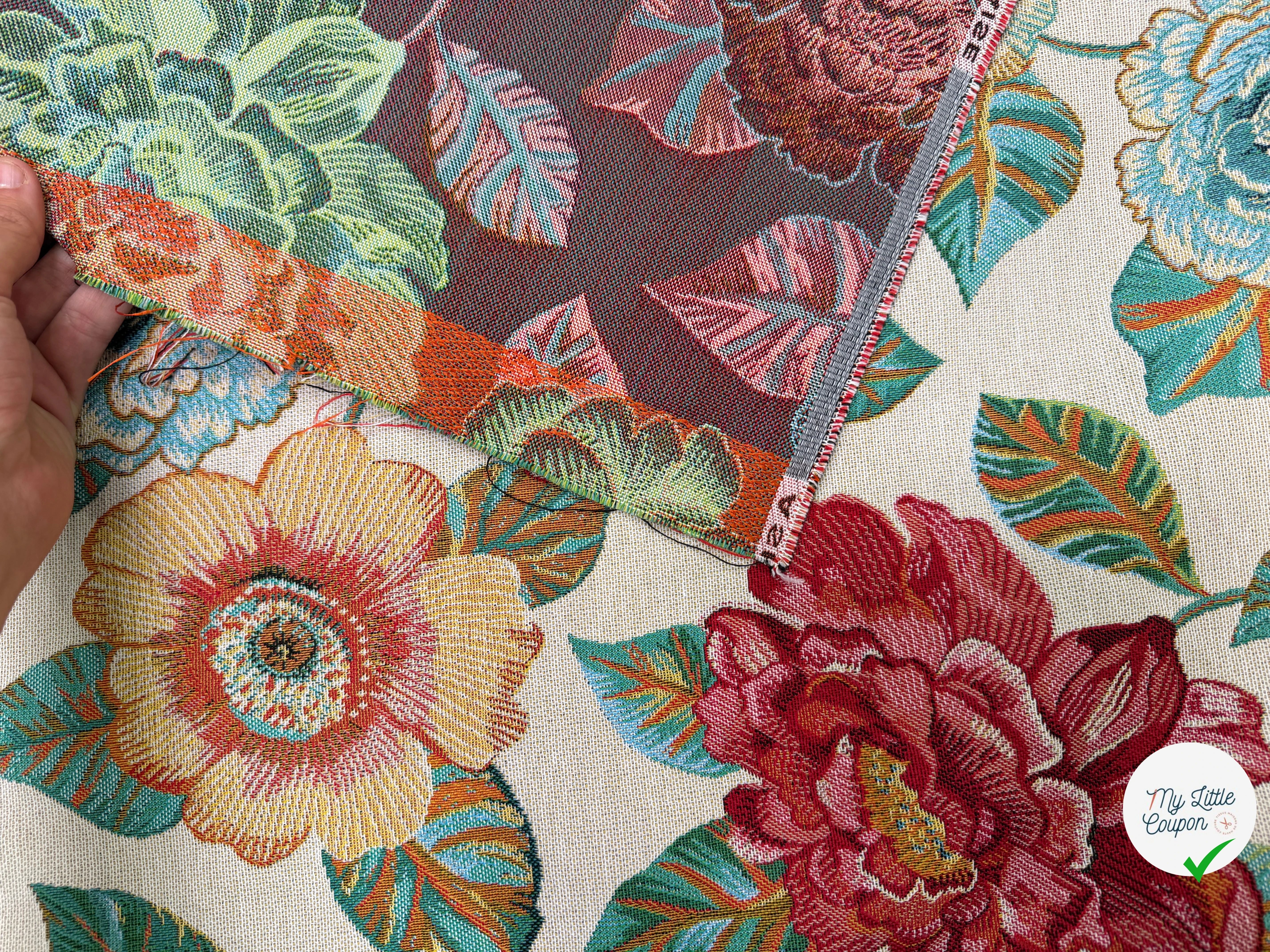 JACQUARD ASHLEY ALLOVER BLANC 160 CM - My Little Coupon