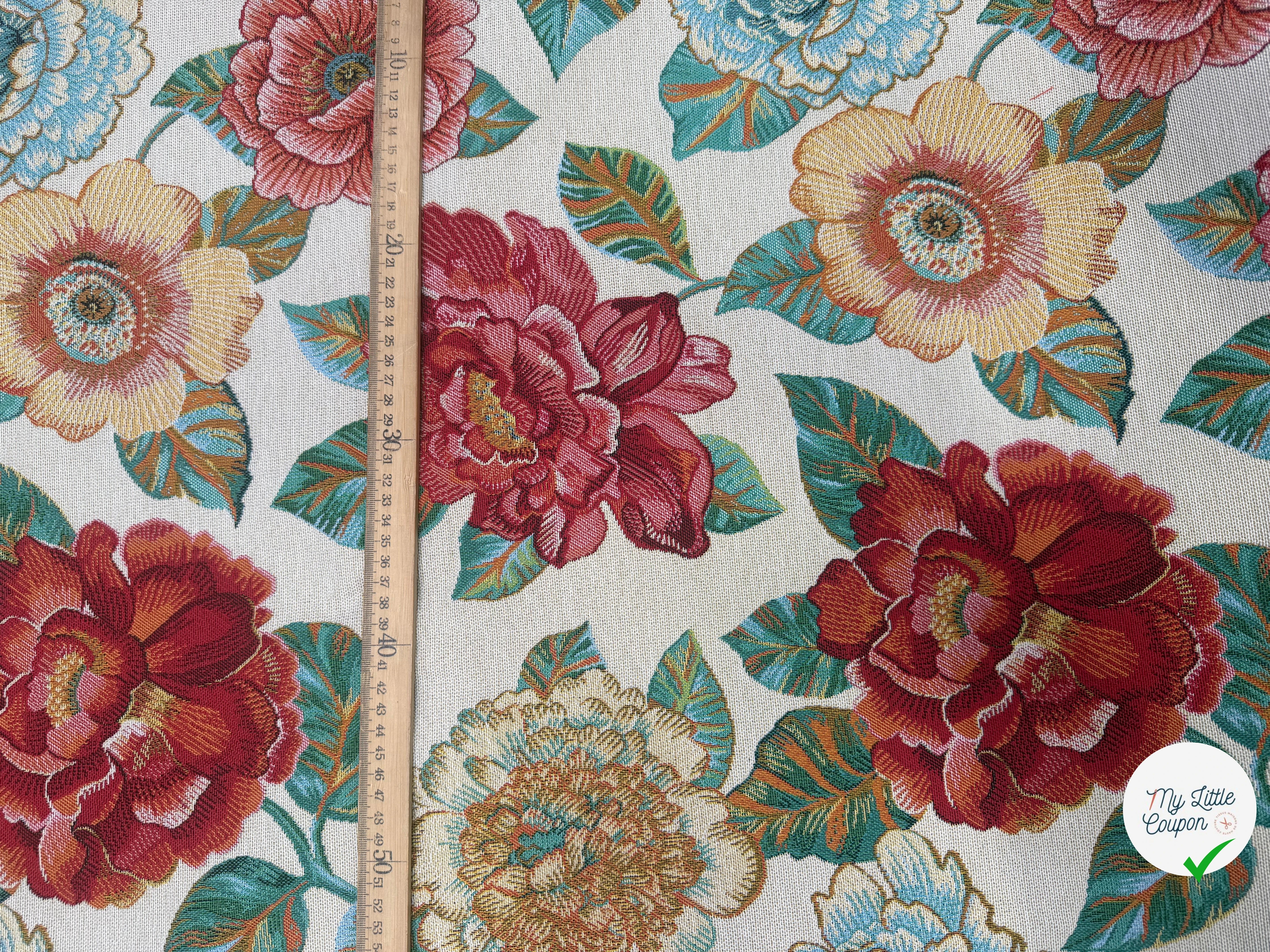JACQUARD ASHLEY ALLOVER BLANC 160 CM - My Little Coupon