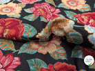 JACQUARD ASHLEY ALLOVER NOIR 160 CM - My Little Coupon