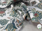 JACQUARD BOSPHORE ALLOVER BLANC ÉMERAUDE 140 CM - My Little Coupon