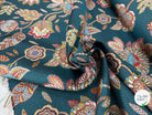 JACQUARD BOSPHORE ALLOVER PÉTROLE 140 CM - My Little Coupon