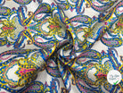 JACQUARD CACHEMIRE CONTRECOLLE JERSEY NOIR - My Little Coupon - tissu - coudre