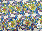 JACQUARD CACHEMIRE CONTRECOLLE JERSEY NOIR - My Little Coupon - tissu - coudre