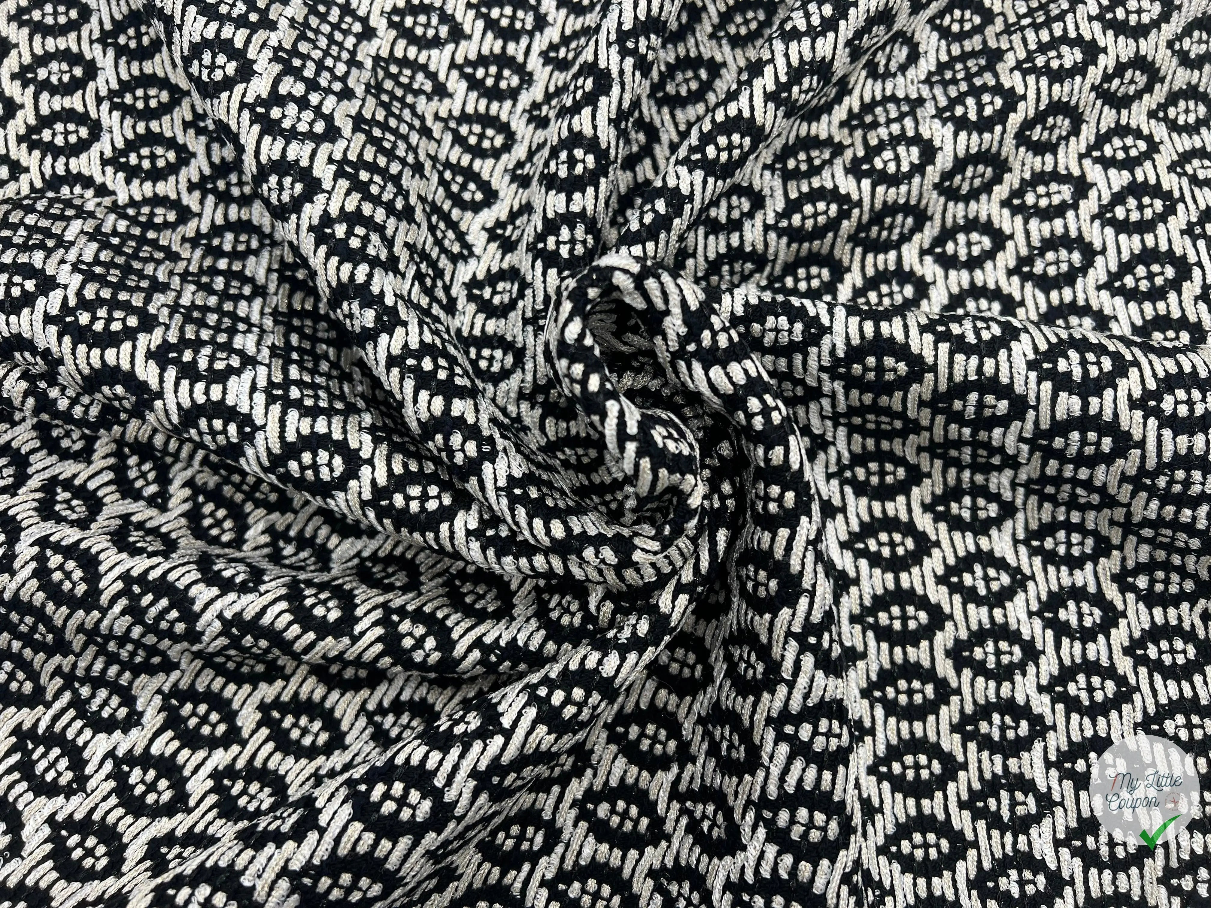 JACQUARD CHENILLE DEFILÉ DE REGARDS - My Little Coupon - tissu - coudre