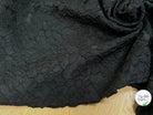 JACQUARD CLOQUÉ BLACK MOTIF FLORAL - My Little Coupon