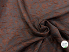 JACQUARD CLOQUÉ MARRON ET GRIS - My Little Coupon