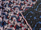 JACQUARD CLOQUÉ MOTIF ABSTRAIT MULTICOLORE - My Little Coupon