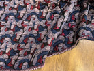 JACQUARD CLOQUÉ MOTIF ABSTRAIT MULTICOLORE - My Little Coupon