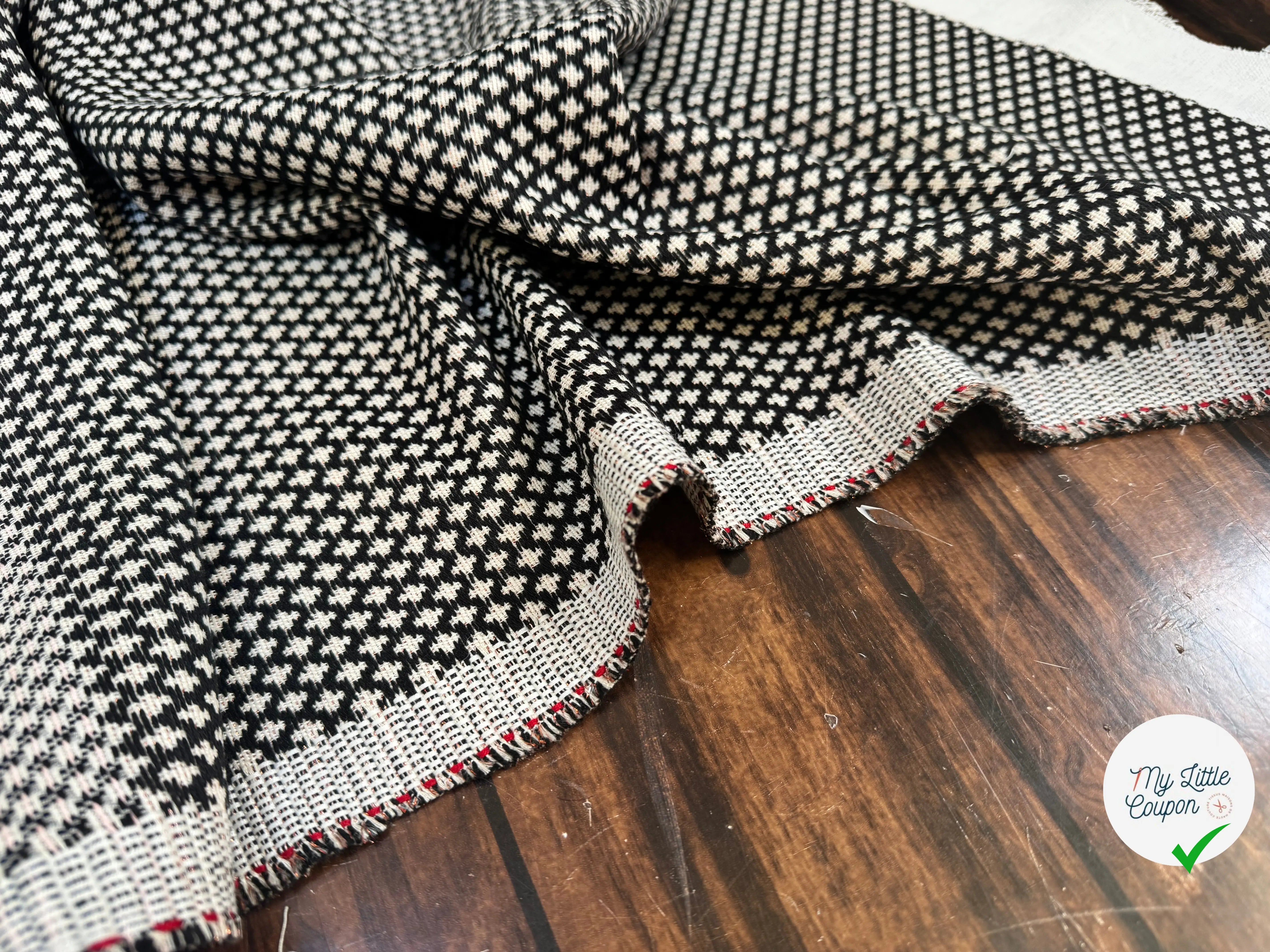 JACQUARD COTON FILS DORÉ - My Little Coupon