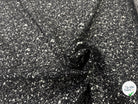 JACQUARD DE LAINE DOUBLE FACE MOUCHETÉ NOIR ET ÉCRU - My Little Coupon