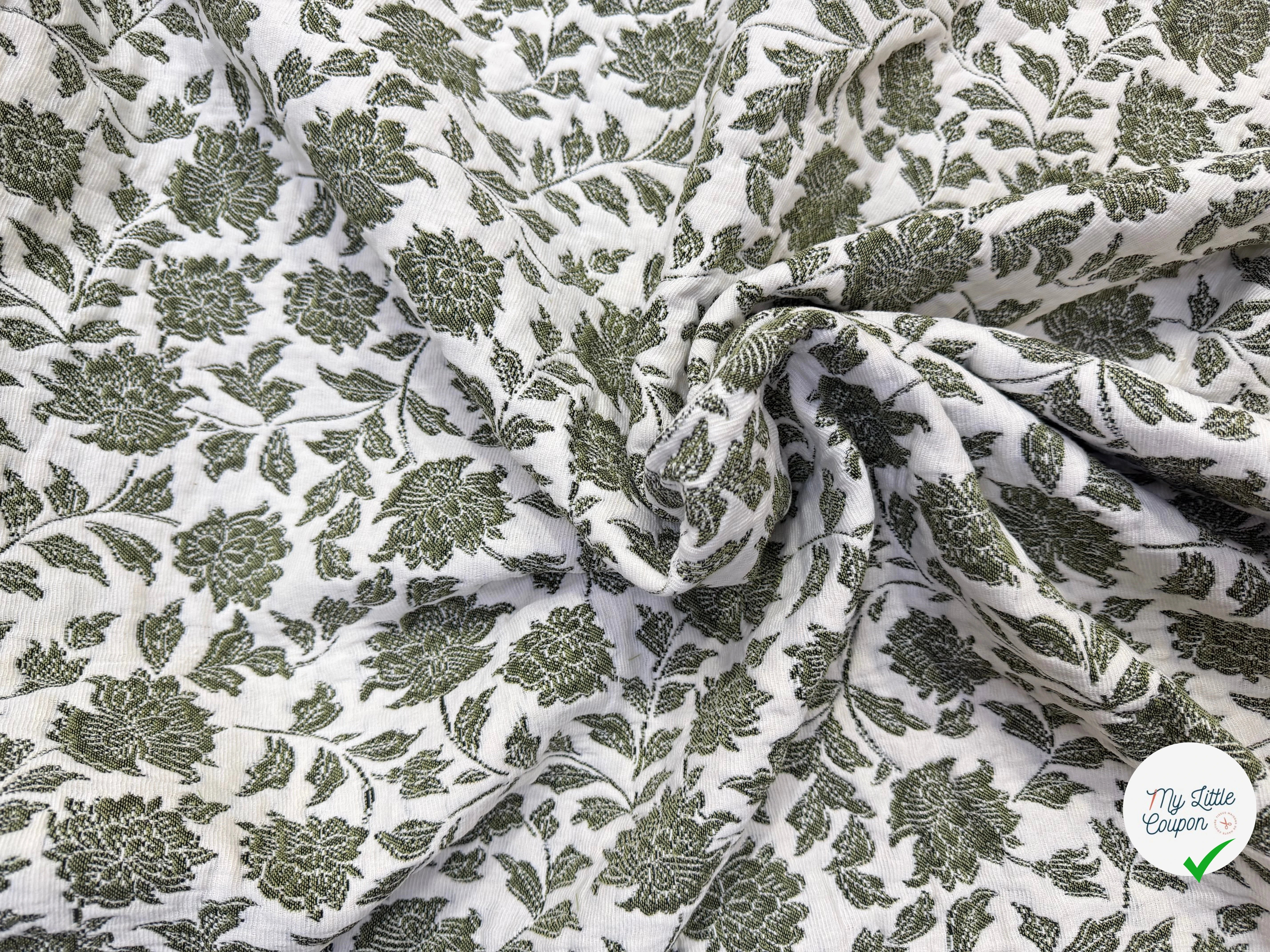 JACQUARD DEEPSI MADE IN FRANCE BLANC KAKI - My Little Coupon