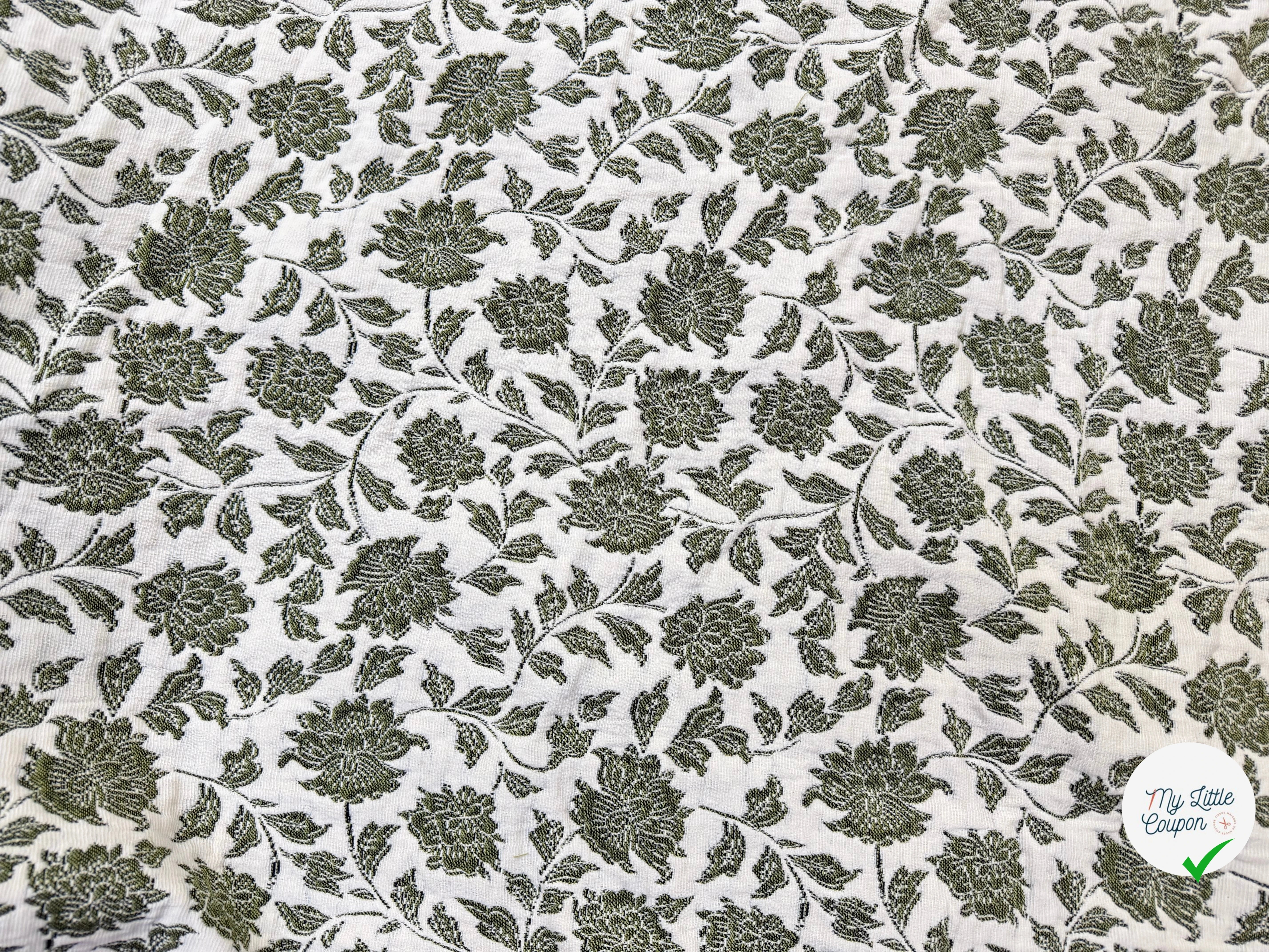 JACQUARD DEEPSI MADE IN FRANCE BLANC KAKI - My Little Coupon