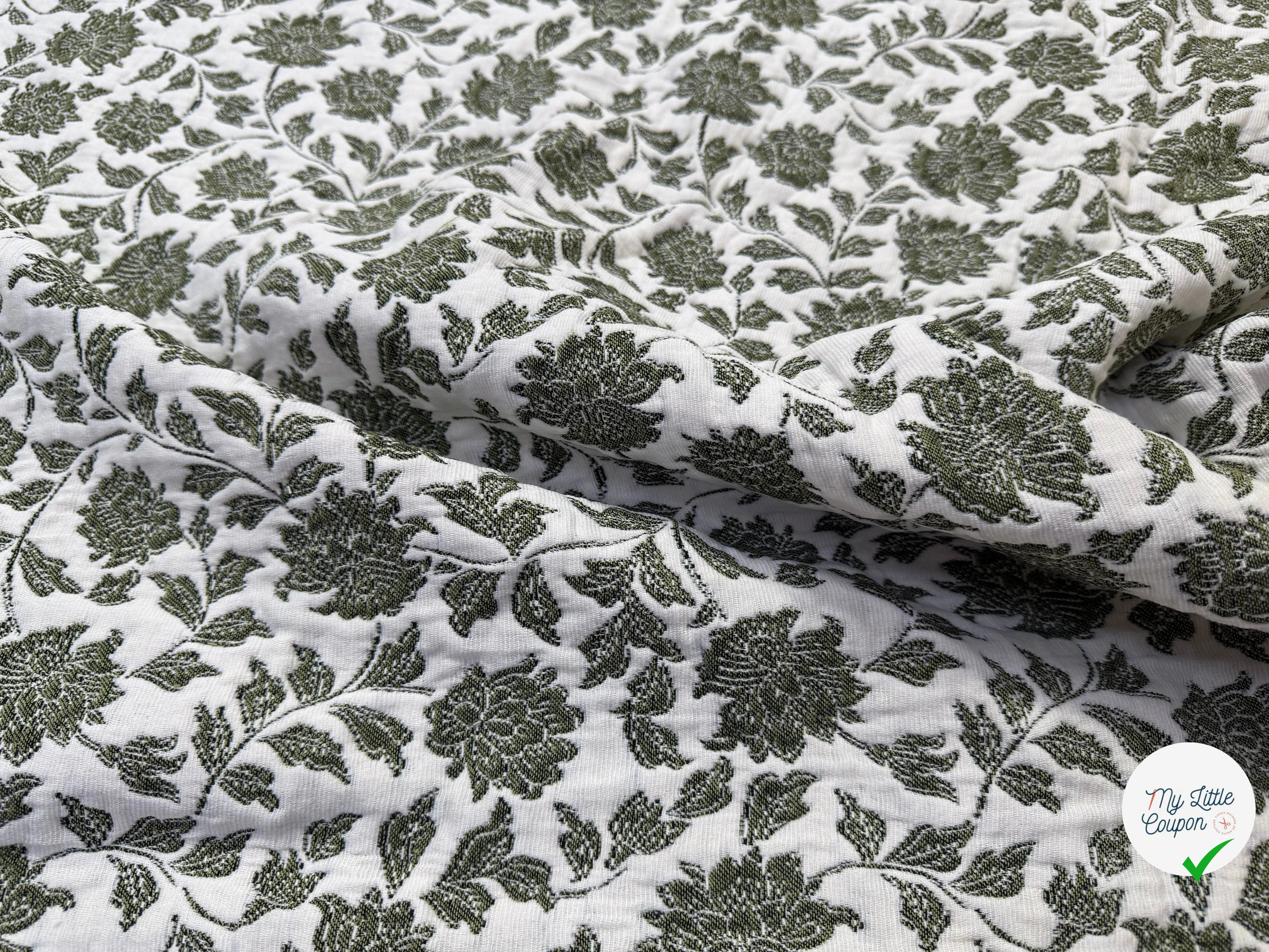 JACQUARD DEEPSI MADE IN FRANCE BLANC KAKI - My Little Coupon