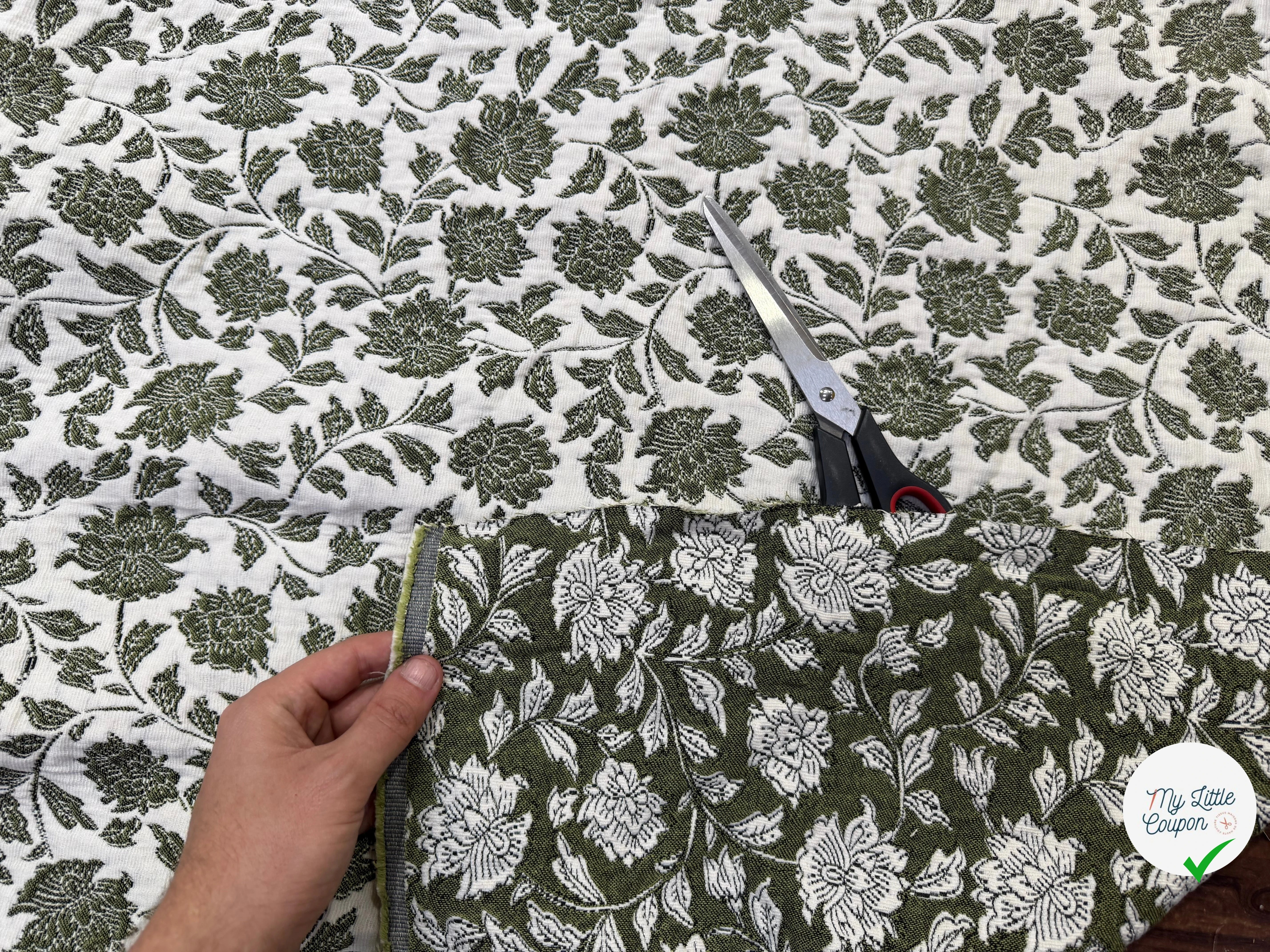 JACQUARD DEEPSI MADE IN FRANCE BLANC KAKI - My Little Coupon