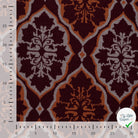 Jacquard ethnique bordeaux - texture