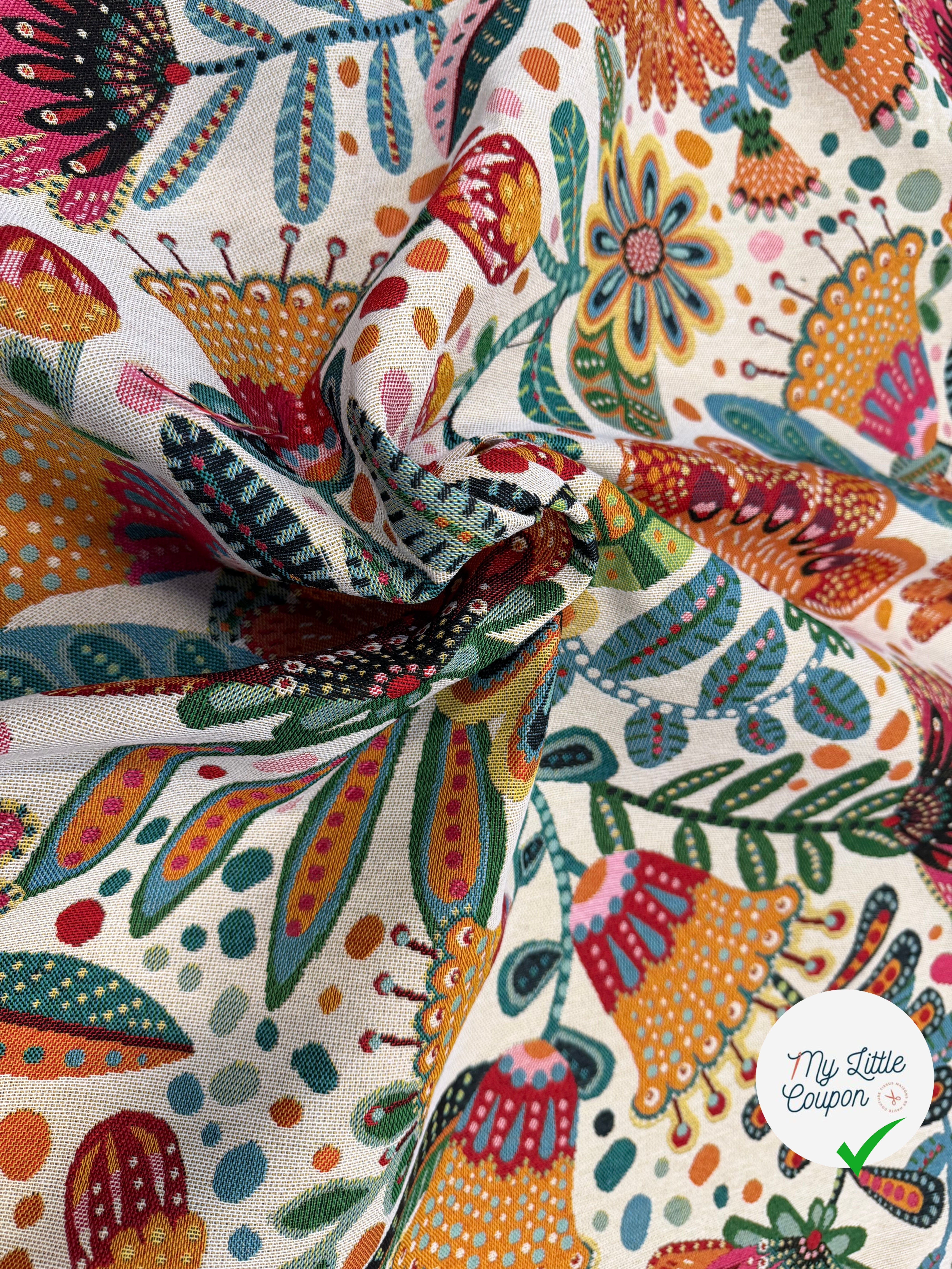 JACQUARD GINA MULZ 140 CM - My Little Coupon