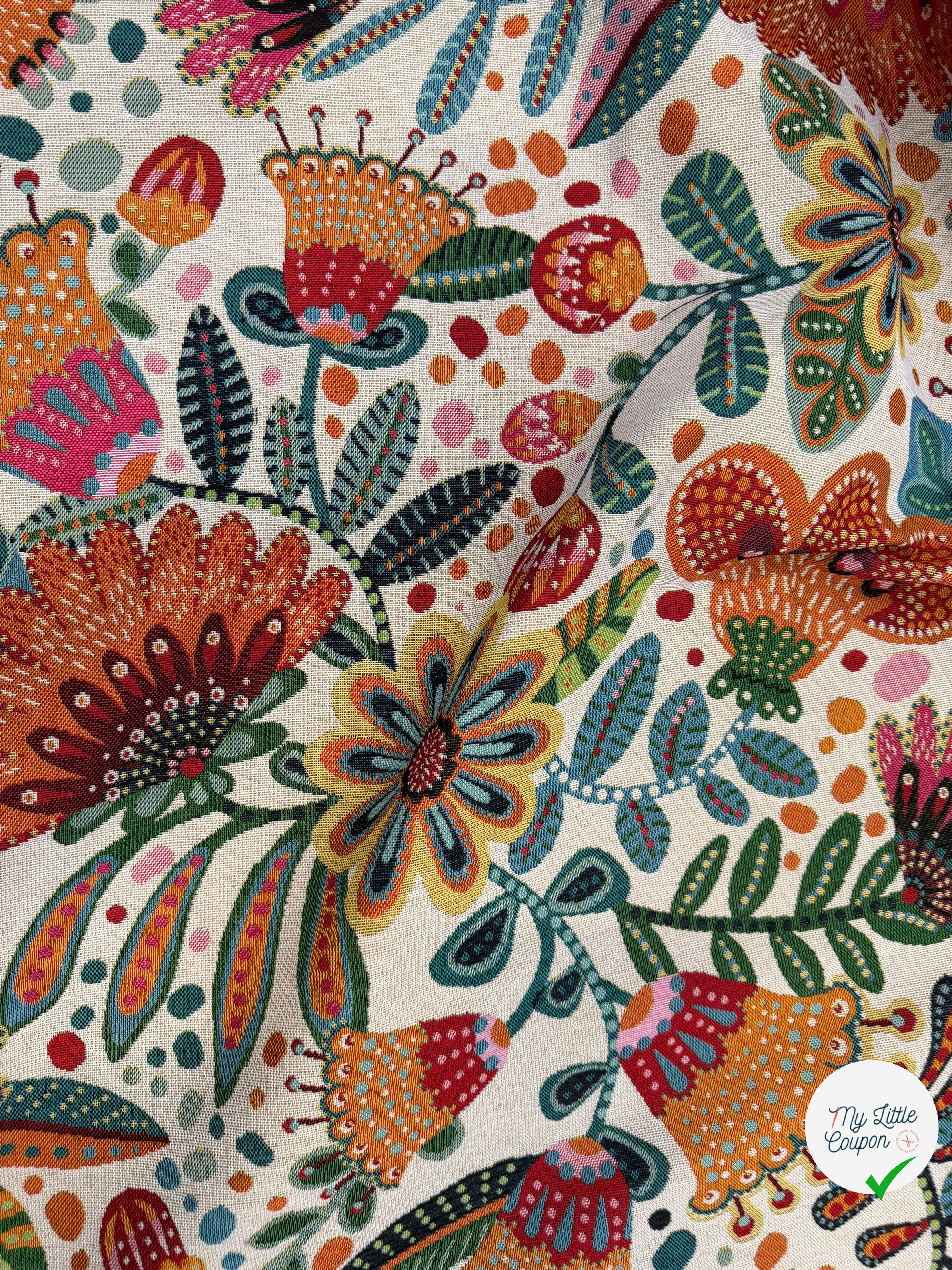 JACQUARD GINA MULZ 140 CM - My Little Coupon