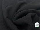 JACQUARD GRÊLÉ NOIR STRETCH - My Little Coupon - tissu - coudre