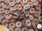 JACQUARD JOJOBA ALLOVER TERRACOTTA 140 CM MADE IN FRANCE 🇫🇷 - My Little Coupon