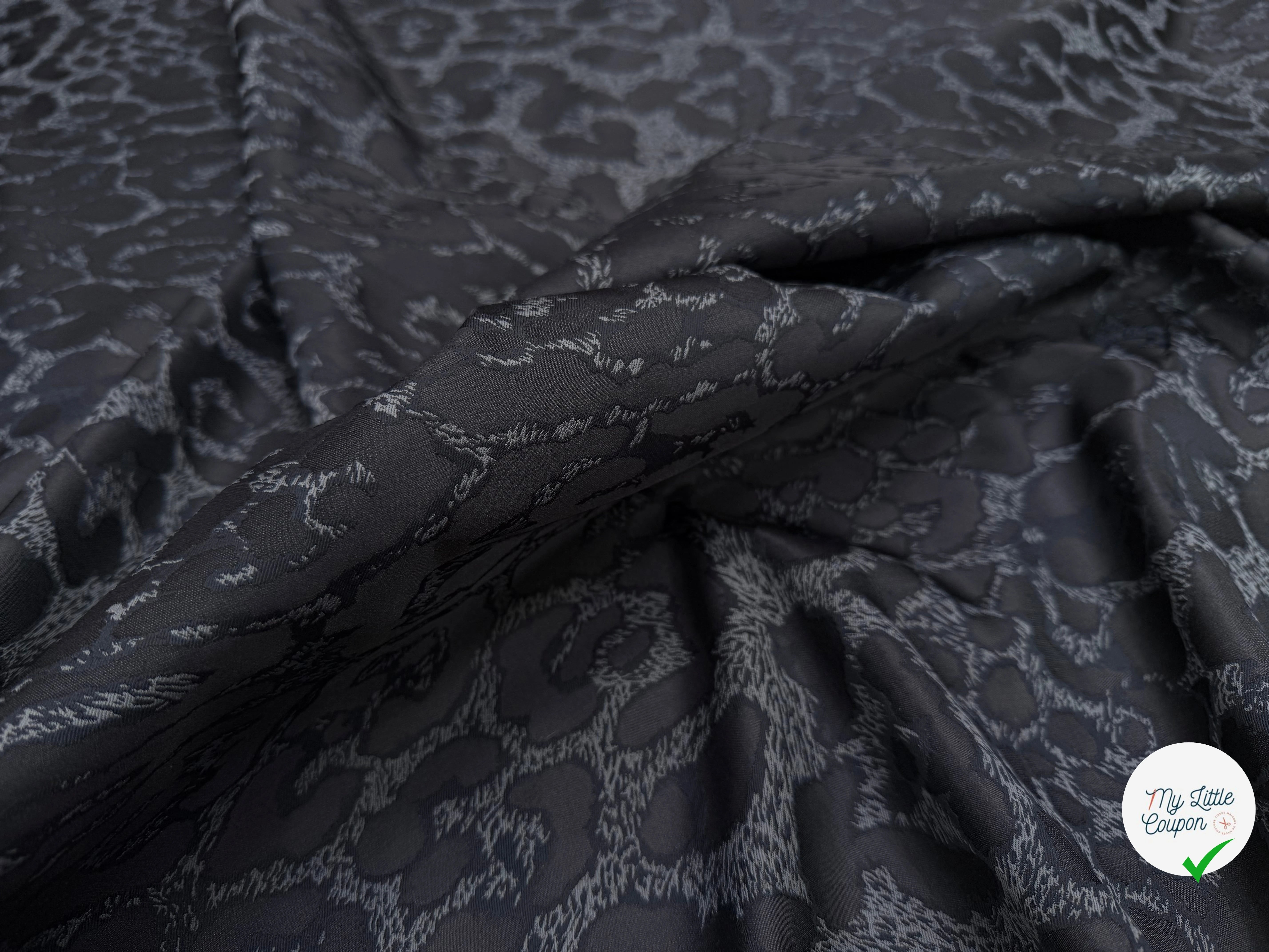 JACQUARD LEOPARD 28% SOIE INDIA - My Little Coupon