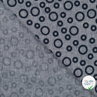 JACQUARD LIN COTON CERCLES DENIM — 55% LIN 45% COTON - My Little Coupon