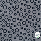 JACQUARD LIN COTON CERCLES DENIM — 55% LIN 45% COTON - My Little Coupon