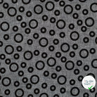 JACQUARD LIN COTON CERCLES NOIR — 55% LIN 45% COTON - My Little Coupon