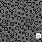 JACQUARD LIN COTON CERCLES NOIR — 55% LIN 45% COTON - My Little Coupon