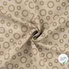 JACQUARD LIN COTON CERCLES SABLE — 55% LIN 45% COTON - My Little Coupon