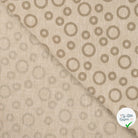 JACQUARD LIN COTON CERCLES SABLE — 55% LIN 45% COTON - My Little Coupon