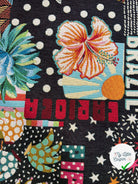 JACQUARD MADE IN FRANCE BOSSA NOVA ALLOVER NOIR MULTICOLOR - My Little Coupon