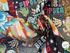 JACQUARD MADE IN FRANCE BOSSA NOVA ALLOVER NOIR MULTICOLOR - My Little Coupon