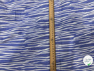 JACQUARD MOTIF ZÈBRE BLEU - My Little Coupon