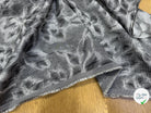 JACQUARD MOTIFS FLORAUX GRIS ET NOIR - My Little Coupon