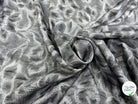 JACQUARD MOTIFS FLORAUX GRIS ET NOIR - My Little Coupon