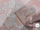 JACQUARD MOTIFS FLORAUX ROSE - My Little Coupon