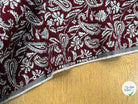 JACQUARD MUMBAI ALLOVER BORDEAUX 140 CM - My Little Coupon