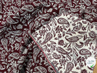 JACQUARD MUMBAI ALLOVER BORDEAUX 140 CM - My Little Coupon