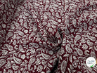 JACQUARD MUMBAI ALLOVER BORDEAUX 140 CM - My Little Coupon