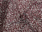 JACQUARD MUMBAI ALLOVER BORDEAUX 140 CM - My Little Coupon